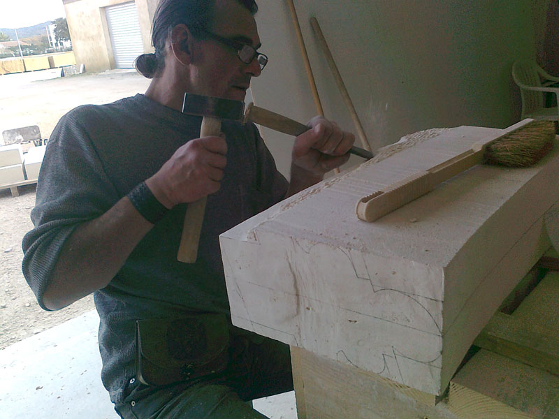 St&eacute;phane sculpte