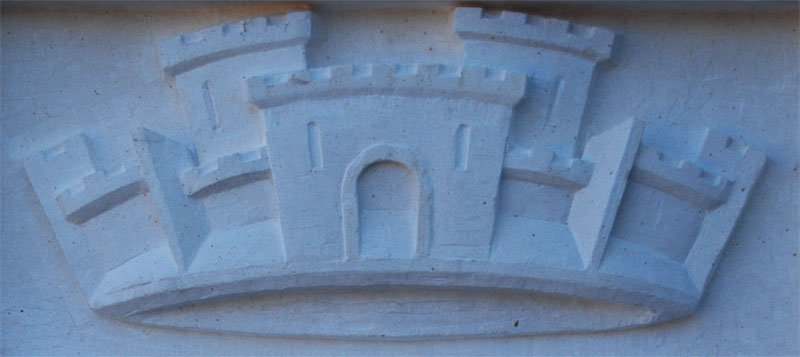 Couronne du blason de Nans les Pins